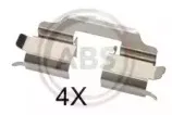 1832Q A.B.S. Комплектующие, колодки дискового тормоза 1832Q A.B.S. Комплектующие, колодки дискового тормоза