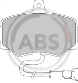 365681 A.B.S. Комплект тормозных колодок, дисковый тормоз 365681 A.B.S. Комплект тормозных колодок, дисковый тормоз