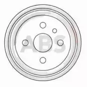 5128-S A.B.S. Тормозной барабан 5128-S A.B.S. Тормозной барабан
