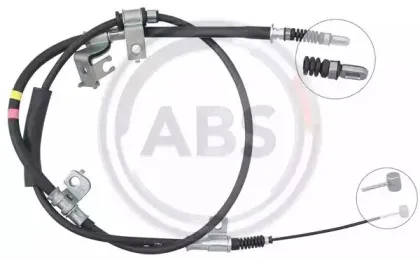 K17536 A.B.S. Трос, стояночная тормозная система K17536 A.B.S. Трос, стояночная тормозная система