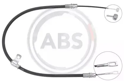 K19840 A.B.S. Трос, стояночная тормозная система K19840 A.B.S. Трос, стояночная тормозная система
