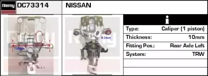 DC73314 REMY Тормозной суппорт DC73314 REMY Тормозной суппорт