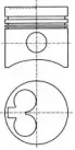 87-109507-00 NÜRAL Поршень 87-109507-00 NÜRAL Поршень