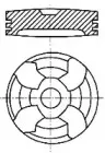 87-743607-00 NÜRAL Поршень 87-743607-00 NÜRAL Поршень