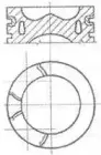 87-114700-40 NÜRAL Поршень 87-114700-40 NÜRAL Поршень