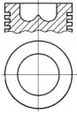87-245208-30 NÜRAL Поршень 87-245208-30 NÜRAL Поршень