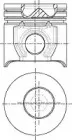 87-123721-00 NÜRAL Поршень 87-123721-00 NÜRAL Поршень