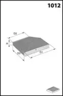 EKR7220 MECAFILTER Фильтр, воздух во внутренном пространстве EKR7220 MECAFILTER Фильтр, воздух во внутренном пространстве