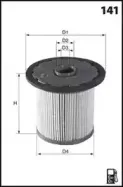 ELG5273 MECAFILTER Топливный фильтр ELG5273 MECAFILTER Топливный фильтр