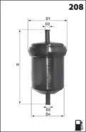 ELE6043 MECAFILTER Топливный фильтр ELE6043 MECAFILTER Топливный фильтр