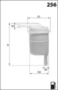 ELE6016 MECAFILTER Топливный фильтр ELE6016 MECAFILTER Топливный фильтр