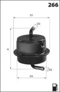ELE6038 MECAFILTER Топливный фильтр ELE6038 MECAFILTER Топливный фильтр