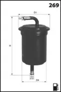 ELE6088 MECAFILTER Топливный фильтр ELE6088 MECAFILTER Топливный фильтр