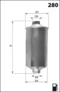 ELE3577 MECAFILTER Топливный фильтр ELE3577 MECAFILTER Топливный фильтр