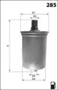 ELE3570 MECAFILTER Топливный фильтр ELE3570 MECAFILTER Топливный фильтр