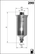 ELE3575 MECAFILTER Топливный фильтр ELE3575 MECAFILTER Топливный фильтр