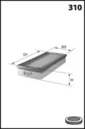 ELP9286 MECAFILTER Воздушный фильтр ELP9286 MECAFILTER Воздушный фильтр