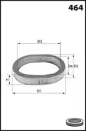 EL3353 MECAFILTER Воздушный фильтр EL3353 MECAFILTER Воздушный фильтр