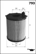 ELH4326 MECAFILTER Масляный фильтр ELH4326 MECAFILTER Масляный фильтр