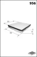 EKR7163 MECAFILTER Фильтр, воздух во внутренном пространстве EKR7163 MECAFILTER Фильтр, воздух во внутренном пространстве