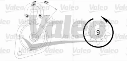 433336 VALEO Стартер 433336 VALEO Стартер