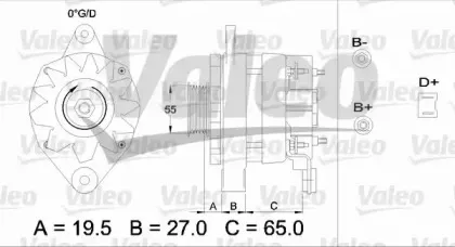 433444 VALEO Генератор 433444 VALEO Генератор