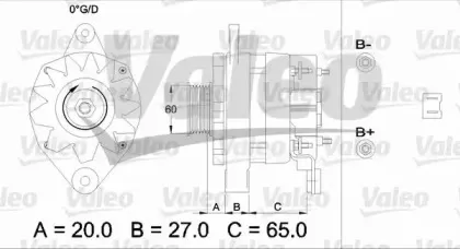 433461 VALEO Генератор 433461 VALEO Генератор