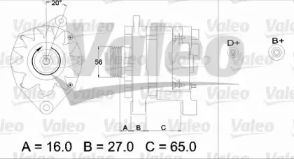 433469 VALEO Генератор 433469 VALEO Генератор