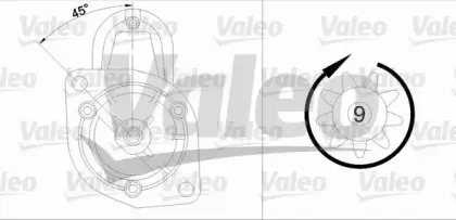 436001 VALEO Стартер 436001 VALEO Стартер