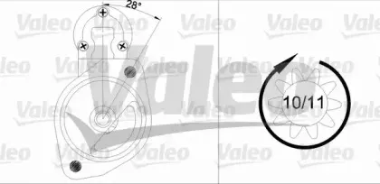 436002 VALEO Стартер 436002 VALEO Стартер