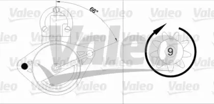 436013 VALEO Стартер 436013 VALEO Стартер