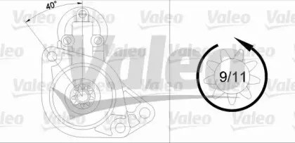 436020 VALEO Стартер 436020 VALEO Стартер