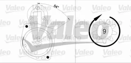 436021 VALEO Стартер 436021 VALEO Стартер