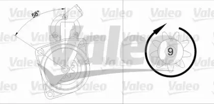 436028 VALEO Стартер 436028 VALEO Стартер