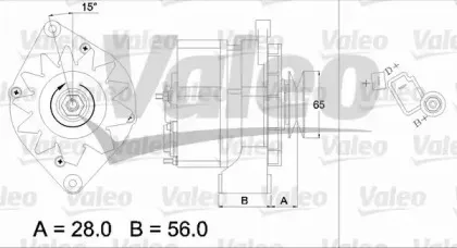 436148 VALEO Генератор 436148 VALEO Генератор
