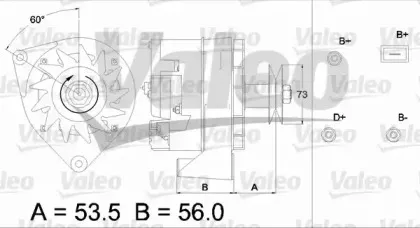 436199 VALEO Генератор 436199 VALEO Генератор
