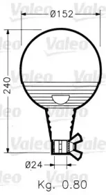 040019 VALEO Проблесковый маячок 040019 VALEO Проблесковый маячок