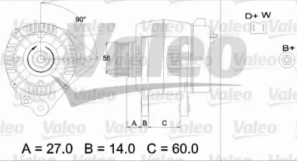 436482 VALEO Генератор 436482 VALEO Генератор