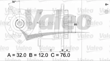 436526 VALEO Генератор 436526 VALEO Генератор