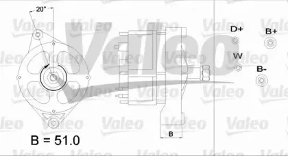 436590 VALEO Генератор 436590 VALEO Генератор