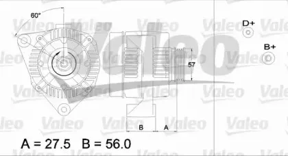436678 VALEO Генератор 436678 VALEO Генератор