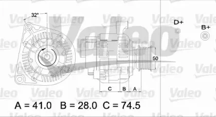 436700 VALEO Генератор 436700 VALEO Генератор