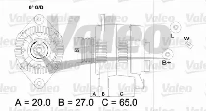 436736 VALEO Генератор 436736 VALEO Генератор