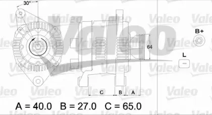 436742 VALEO Генератор 436742 VALEO Генератор