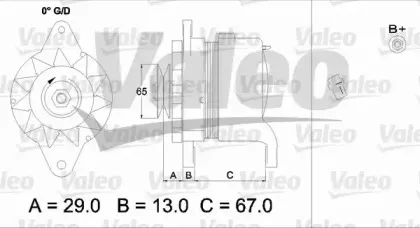 437162 VALEO Генератор 437162 VALEO Генератор