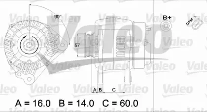 437411 VALEO Генератор 437411 VALEO Генератор