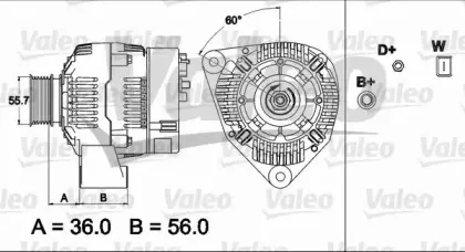 437499 VALEO Генератор 437499 VALEO Генератор