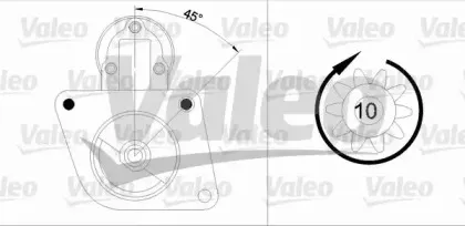 455511 VALEO Стартер 455511 VALEO Стартер
