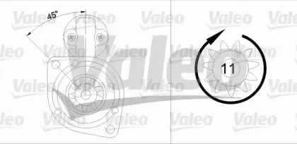 455572 VALEO Стартер 455572 VALEO Стартер