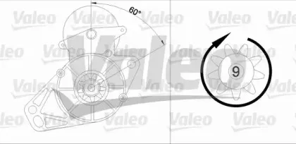 455579 VALEO Стартер 455579 VALEO Стартер